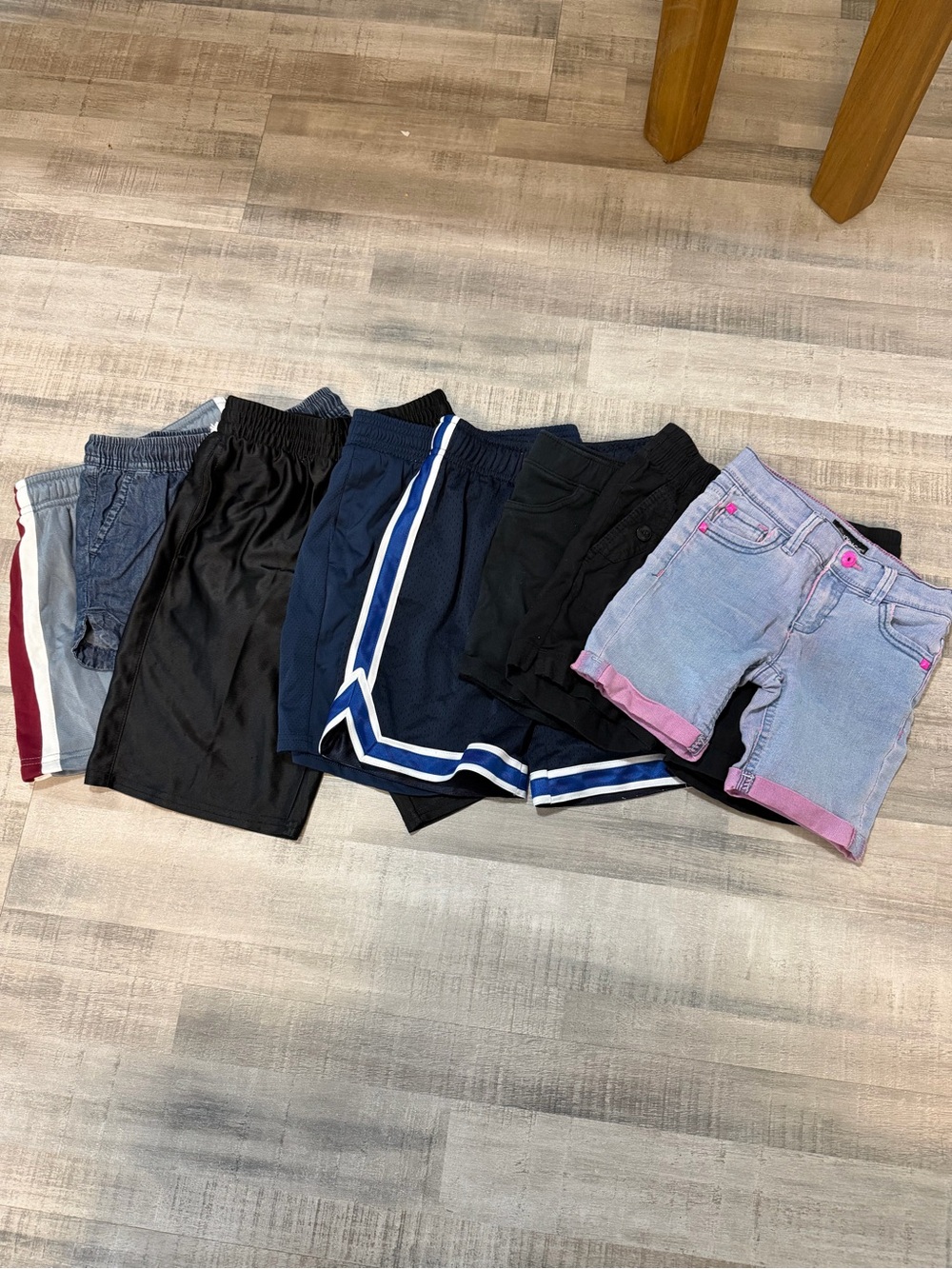Girls Shorts Lot Size 6 6X 8 Pairs OshKosh Jordache Wonder Nation Athletic